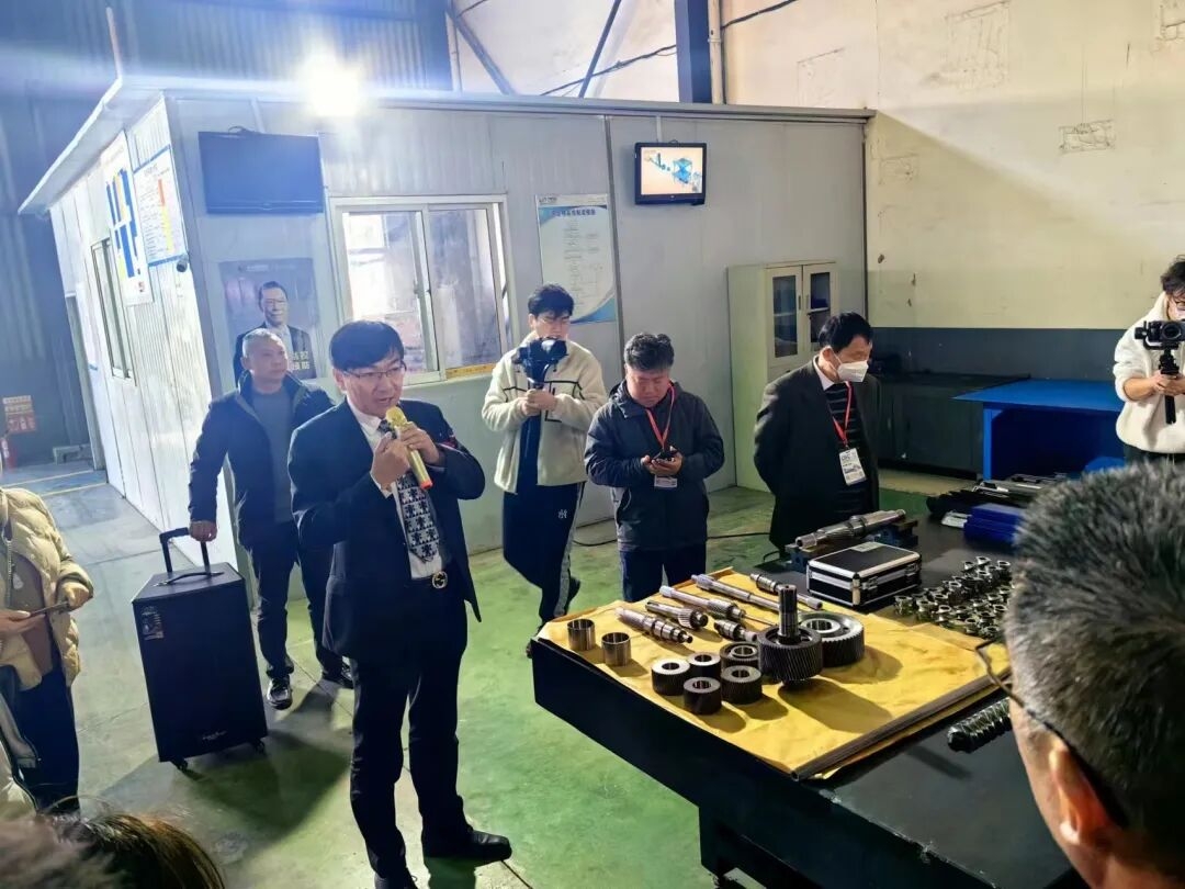 Business professionals shaking hands at an international trade negotiation meeting