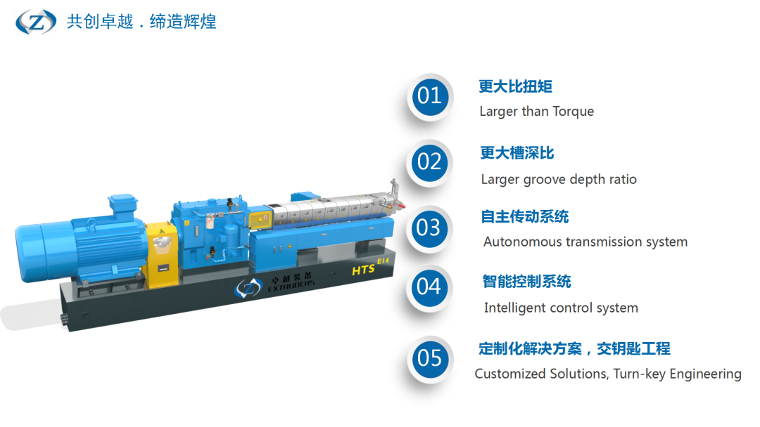 Modern industrial factory floor with precision machinery representing twin screw extruder manufacturing facility