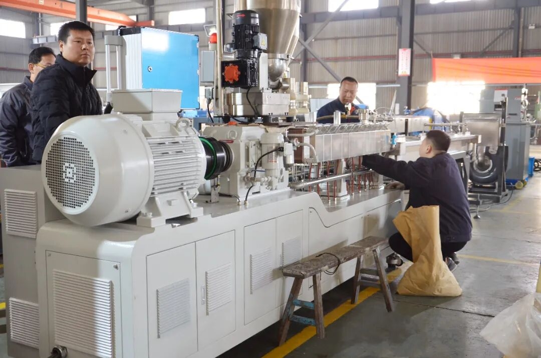 Close-up of precision industrial machinery components demonstrating advanced engineering quality in manufacturing equipment