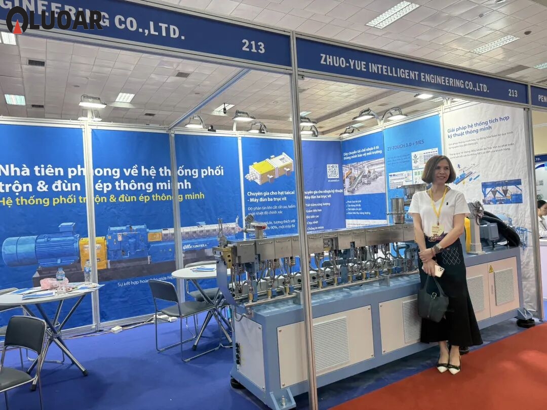 Laboratory research environment with precision scientific equipment used for polymer and material science testing